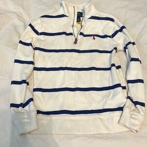 Boys size 7 Polo Ralph Lauren half zip sweater